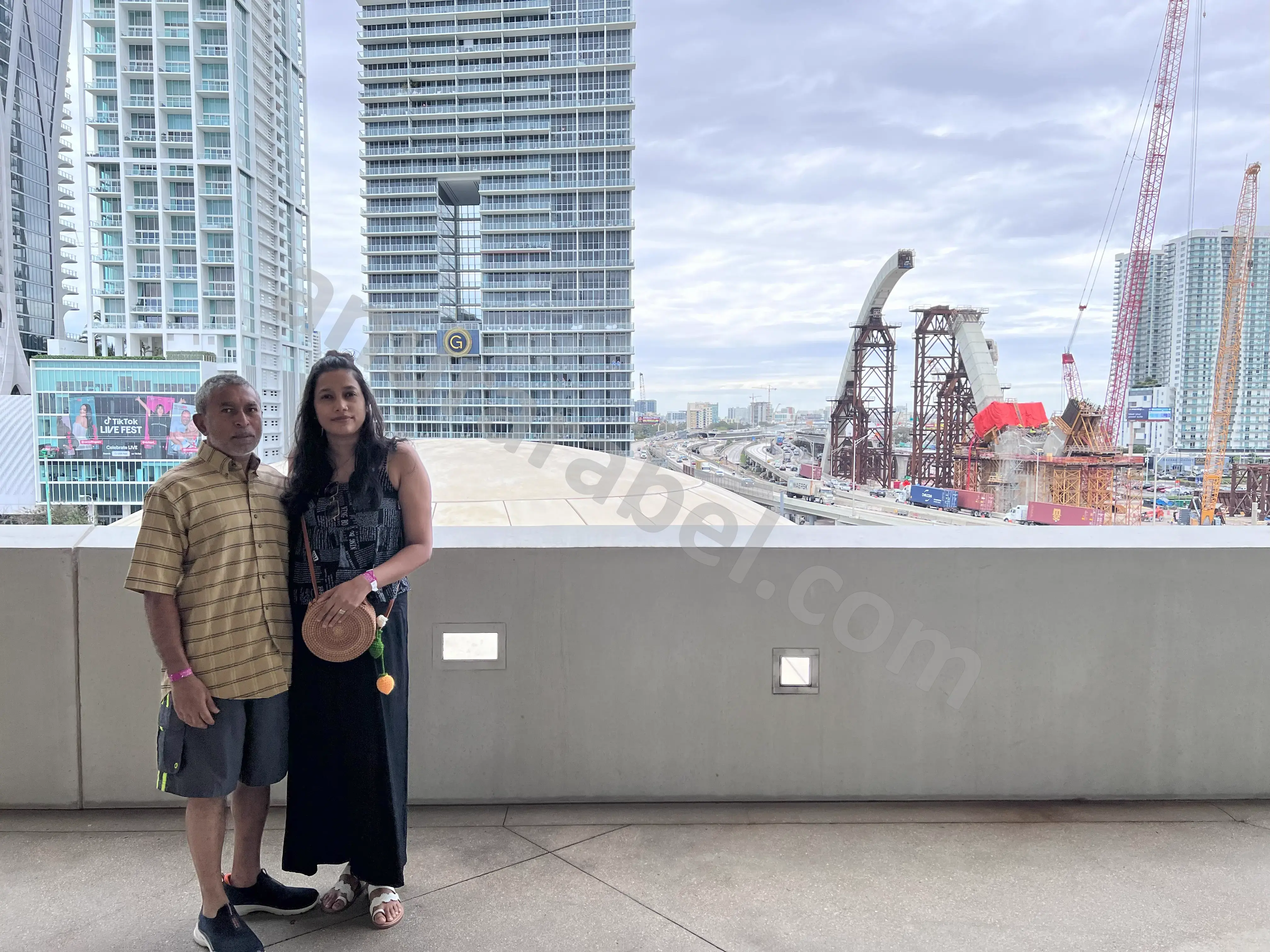 Anura with Ruwanthi and Chamara at Science Frost Musuem in Miami, Florida